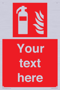 Custom Fire extinguisher Sign